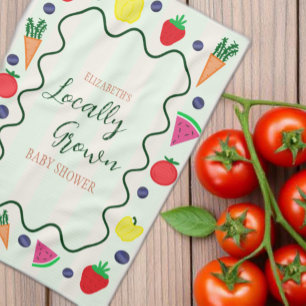 Vor Ort gebaute Baby-Dusche auf dem Bauernmarkt Geschirrtuch