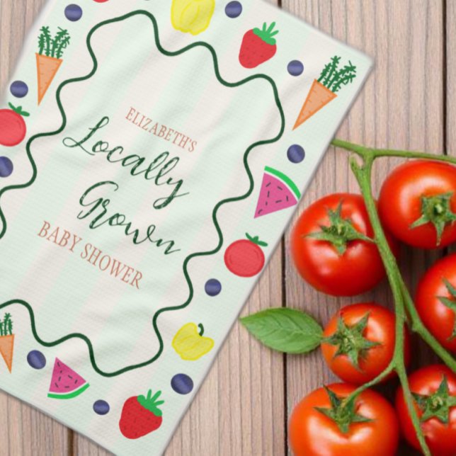 Vor Ort gebaute Baby-Dusche auf dem Bauernmarkt Geschirrtuch (Von Creator hochgeladen)