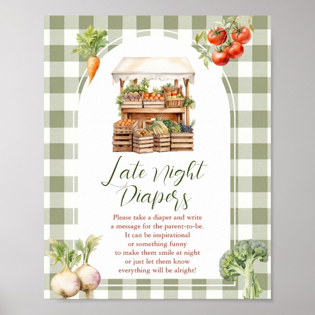 Vor Ort gebaute Baby-Dusche Spätabwinken Poster (Vorne)