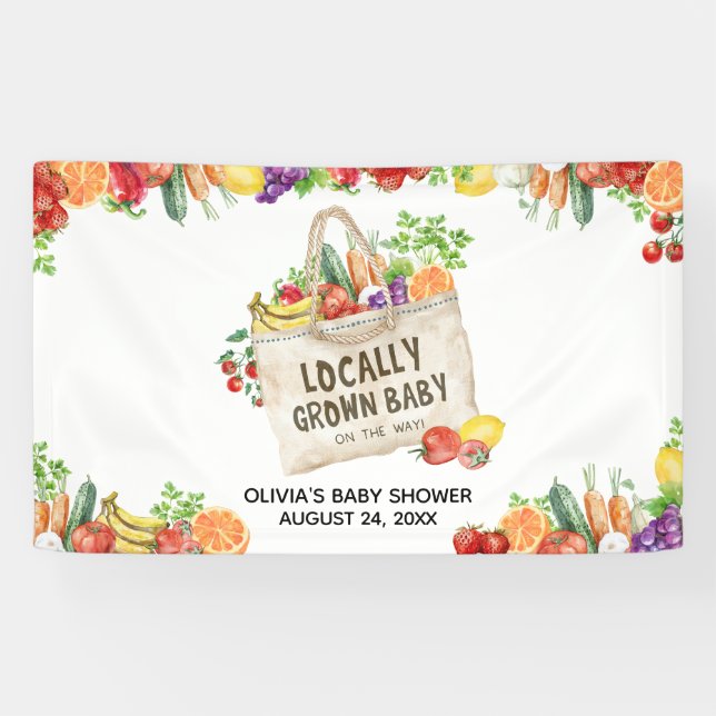 Vor Ort gebaute Babydusche Banner (Horizontal)