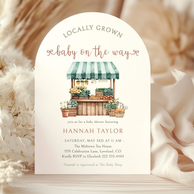 Vor Ort gebaute Babydusche Einladung (Von Creator hochgeladen)