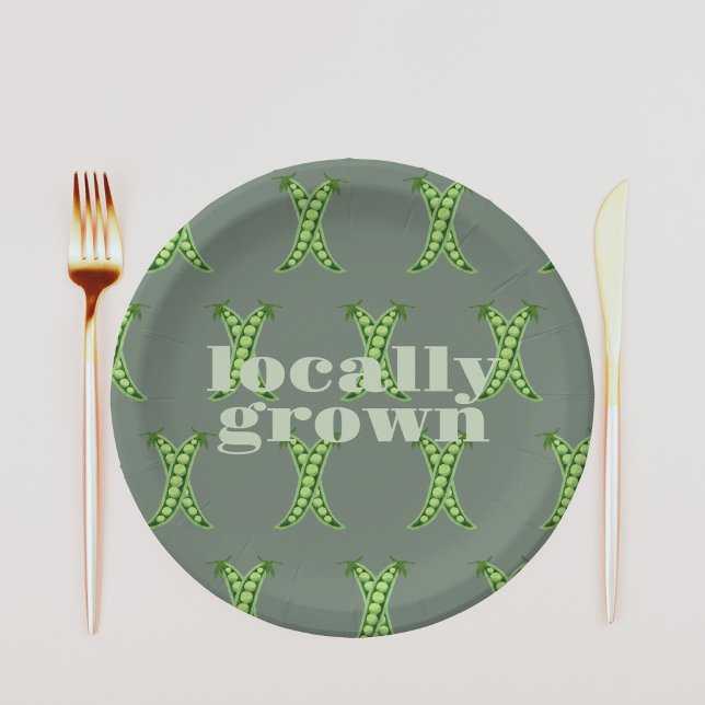 Vor Ort gebaute Babydusche | Farbblock SAGE Pappteller (Von Creator hochgeladen)