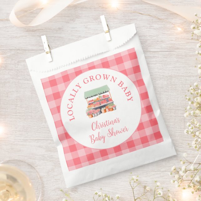 Vor Ort gebaute Babydusche Geschenktütchen (Ausgeschnitten)