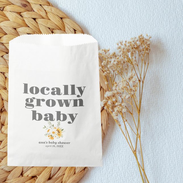 Vor Ort gebaute Babydusche | Modern, minimal & GRA Geschenktütchen (Von Creator hochgeladen)