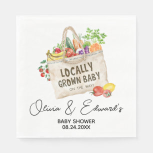 Vor Ort gebaute Babydusche Serviette