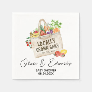 Vor Ort gebaute Babydusche Serviette