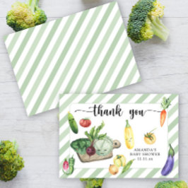 Vor Ort gewachsene Babydusche danke