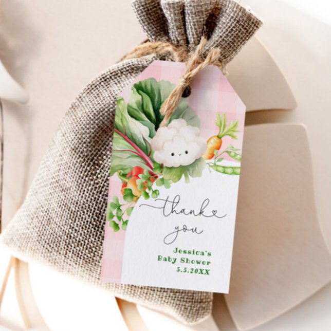 Vor Ort gewachsene Babydusche Rosa Danke Anhänger (Von Creator hochgeladen)