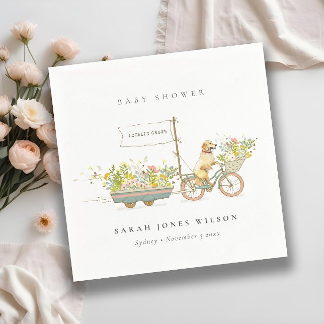 Vor Ort gezüchtete Golden Retriever Bloral Baby Sh Serviette (Von Creator hochgeladen)