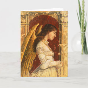 Vor-Raphaeliten-Engel-Wandbild-Grußkarte Karte