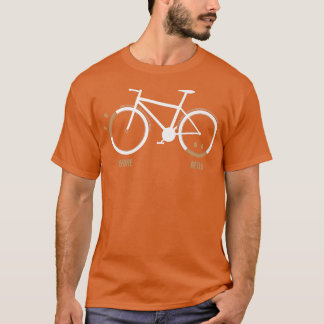 Vor Ride traurig nach glücklichen Triathlon Downhi T-Shirt