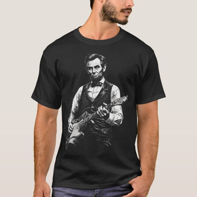 Vor vier Partituren und sieben Riffs T-Shirt (Vorderseite)