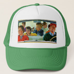 Vor, während u. nach Picknick Truckerkappe