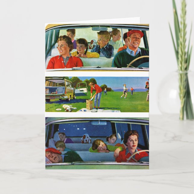 Vor, während und nach Picnic Karte (Vorderseite)