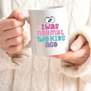 "Vor zwei Kindern war ich normal" Funny coffee mug Kaffeetasse