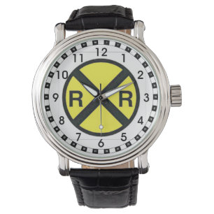 Vorab-Warnsignal-Bahnübergänge Armbanduhr