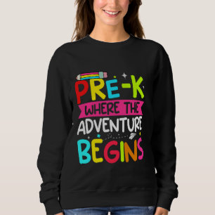 Vorab, wo das Erlebnis beginnt Sweatshirt