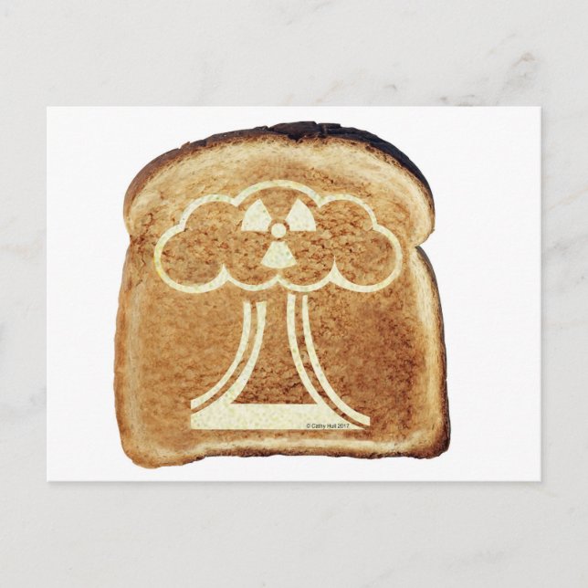 Voran an Trump - Postkarte für Nukleare Waffen (Vorderseite)