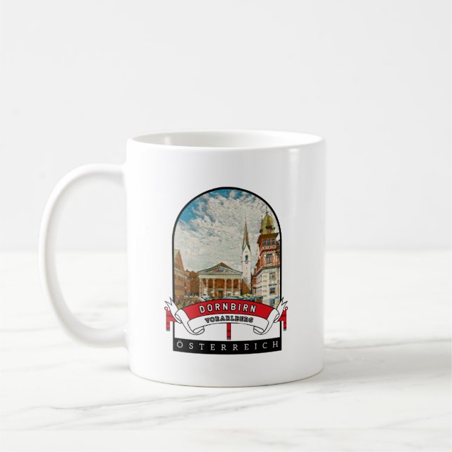 Vorarlberg Dornbirn Österreich Souvenir Kaffeetasse (Links)
