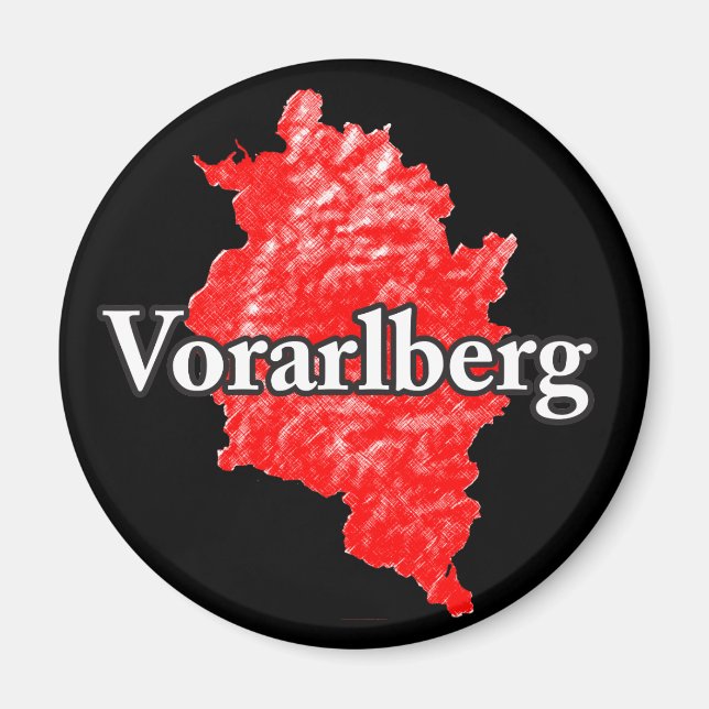 Vorarlberg Magnet (Vorne)