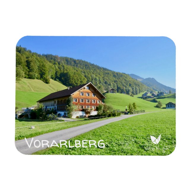 Vorarlberg, Österreich - Kühlschrankmagnet Magnet (Horizontal)