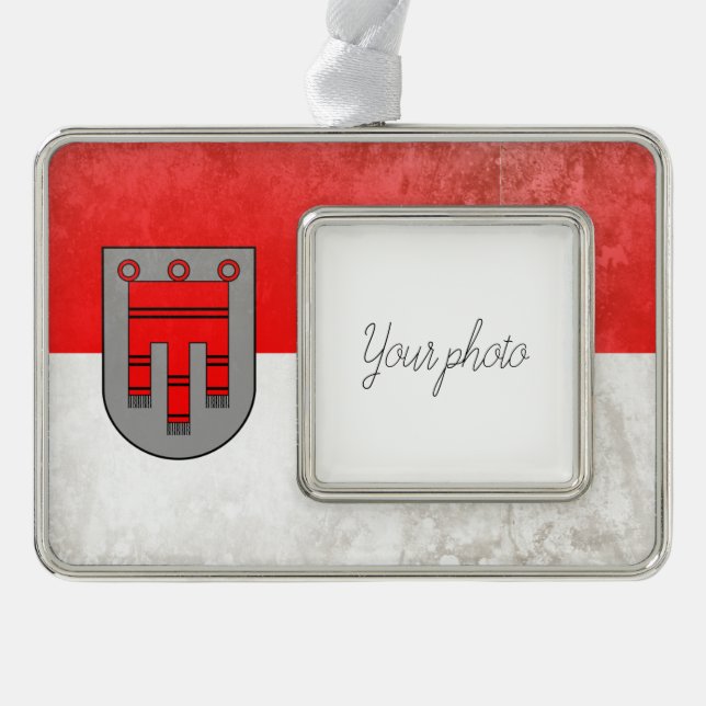 Vorarlberg Rahmen-Ornament Silber (Vorderseite)