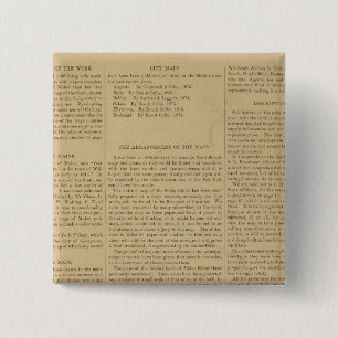 Voratlas des Staat Maine Button