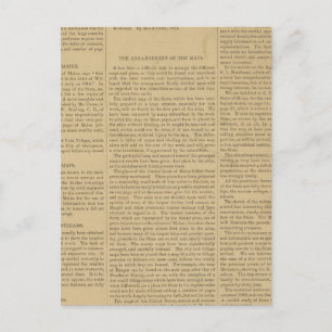 Voratlas des Staat Maine Postkarte