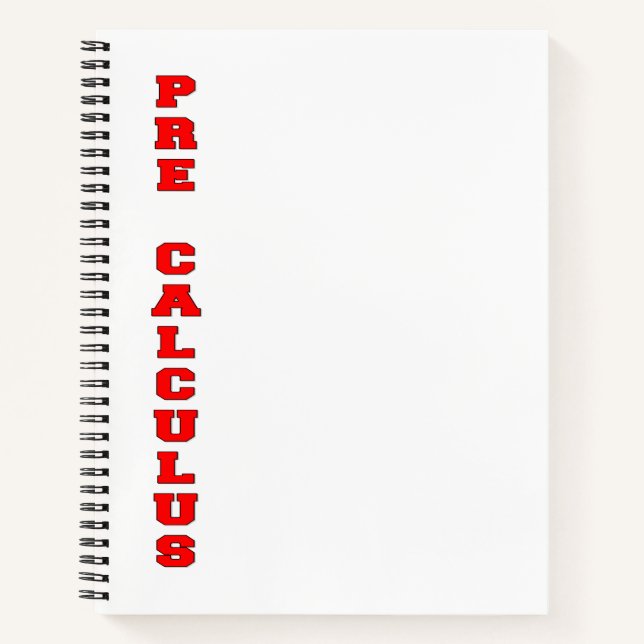 Vorausberechnung Notizbuch (Vorderseite)