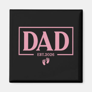 Voraussichtlich 2026 Erster Mal Neuer Papa Dad Zu Magnet