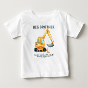 Voraussichtlicher Termin für den Großen Bruder im  Baby T-shirt