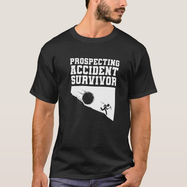 Voraussichtlicher Unfallübergang Gold Prospector P T-Shirt (Vorderseite)