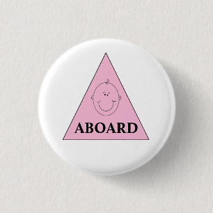 Voraussichtliches Mädchen Button