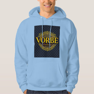 VORBE Fashion Gold Monogram Herren Premium Hoodie