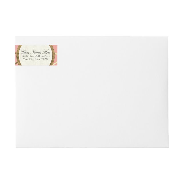 Vorbedruckte Rücksendeadresse Art Deco Imitate (Vorderseite)