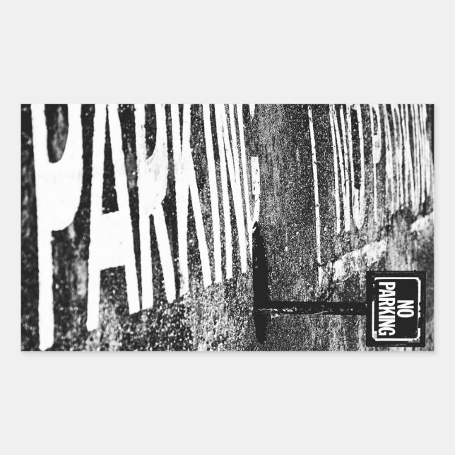 Vorbehaltszeichen Rechteckiger Aufkleber (Vorderseite)