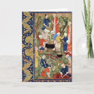 Vorbereiten einer Mahlzeit Karte