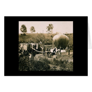 Vorbereiten eines Militärballons, Gaines Mühle, VA