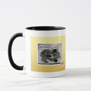 Vorbereiten für Ticklemonster Angriff Tasse