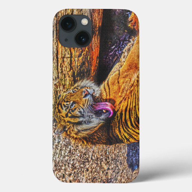 Vorbereiten von Sumatran Tiger Big Cat Wildlife Case-Mate iPhone Hülle (Rückseite)