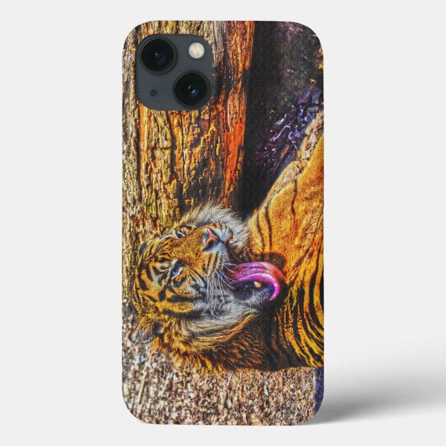 Vorbereiten von Sumatran Tiger Big Cat Wildlife Case-Mate iPhone Hülle (Rückseite)