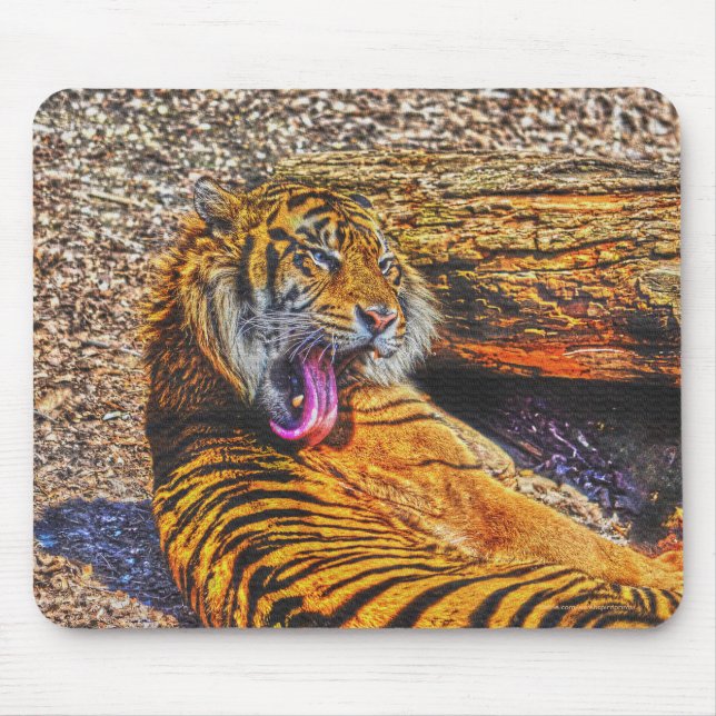 Vorbereiten von Sumatran Tiger Big Cat Wildlife Mousepad (Vorne)