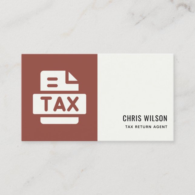 VORBEREITENDER AGENT-VORBEREITUNG FÜR DIE MODERNE  VISITENKARTE (Vorderseite)