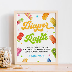 Vorbereitet für Pop Babydusche Windelwanne Poster