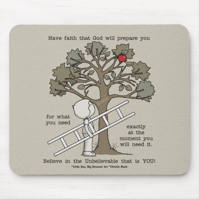 vorbereitet sein mousepad (Vorne)