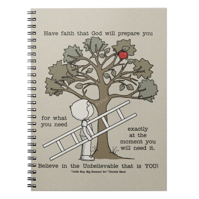 vorbereitet sein notizblock (Vorderseite)