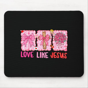 Vorbereitete Valentinstag-Christenliebe wie Jesus  Mousepad