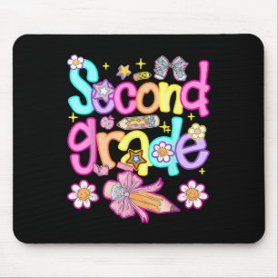 Vorbereitete zweite Klasse zurück zur Schule 2. Kl Mousepad