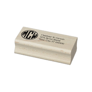 Vorbereiteter Kreis-Monogramm 3 Anfangsbuchstabe R Gummistempel