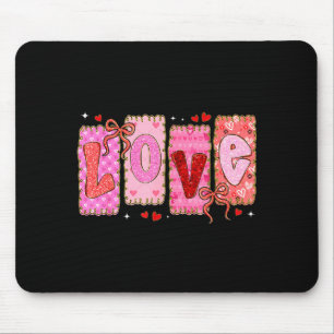 Vorbereiteter Liebes-Valentin Nk Kokette Schleife Mousepad